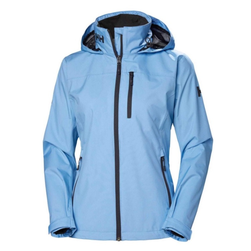 Helly Hansen Crew Hooded Midlayer Sailing Jacket Womens raincoat jacket warm XL